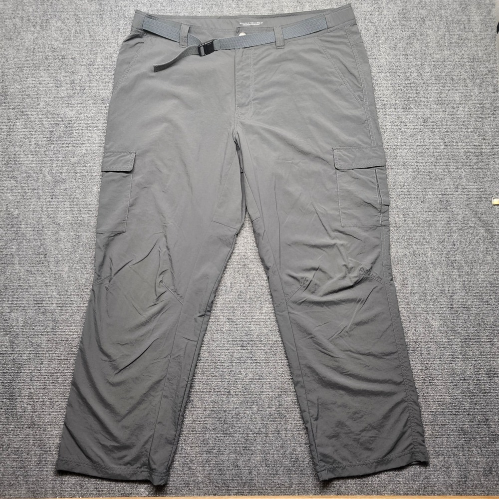 Columbia Mens Omni-Shield Gray Cargo Hiking Pants 40x30 AM8686 1592691